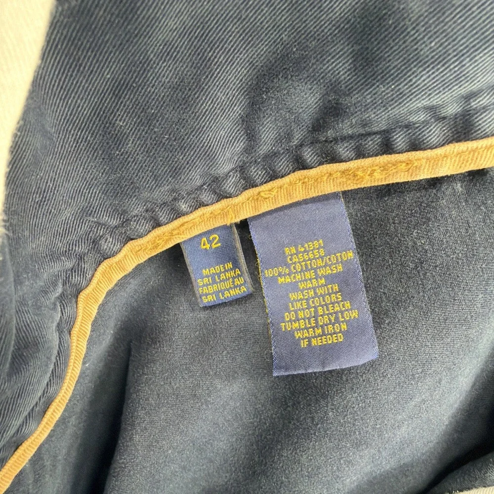 Polo Ralph Lauren Cargo Shorts Men 42 Navy Paratrooper Gellar Fatigue Preppy Y2K